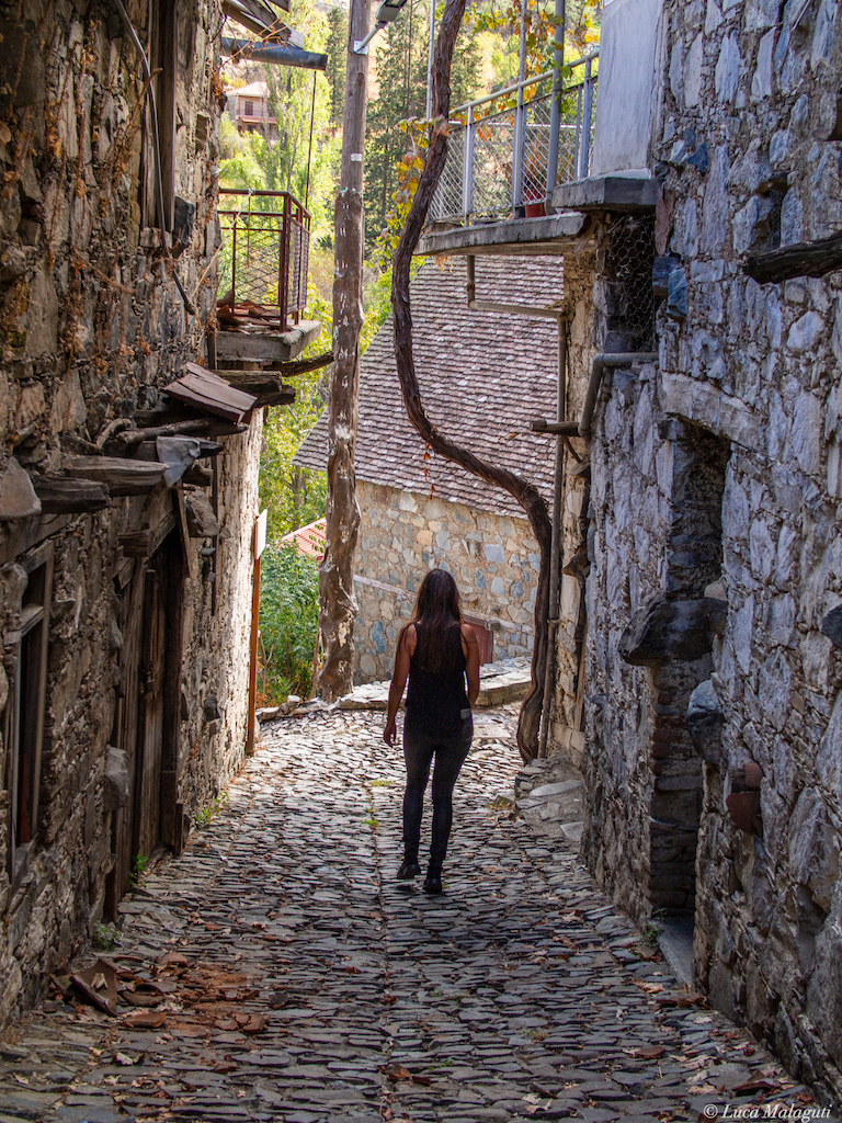 Exploring the mountain villages in Cyprus. 