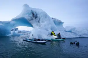 Ice & Ice: Climbing and Freediving on Frozen Giants